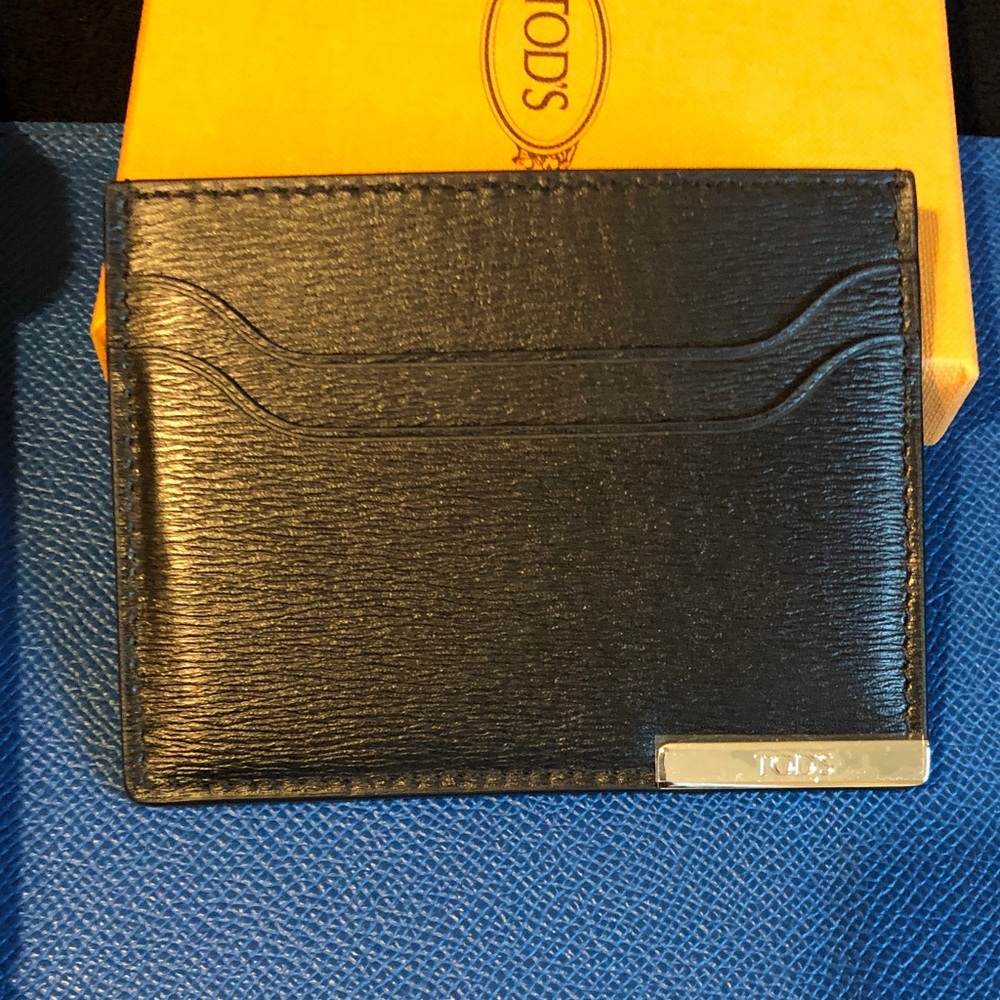 Tod’s black credit card holder